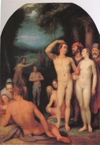 Cornelisz van Haarlem The Baptism of Christ (mk05) oil painting image